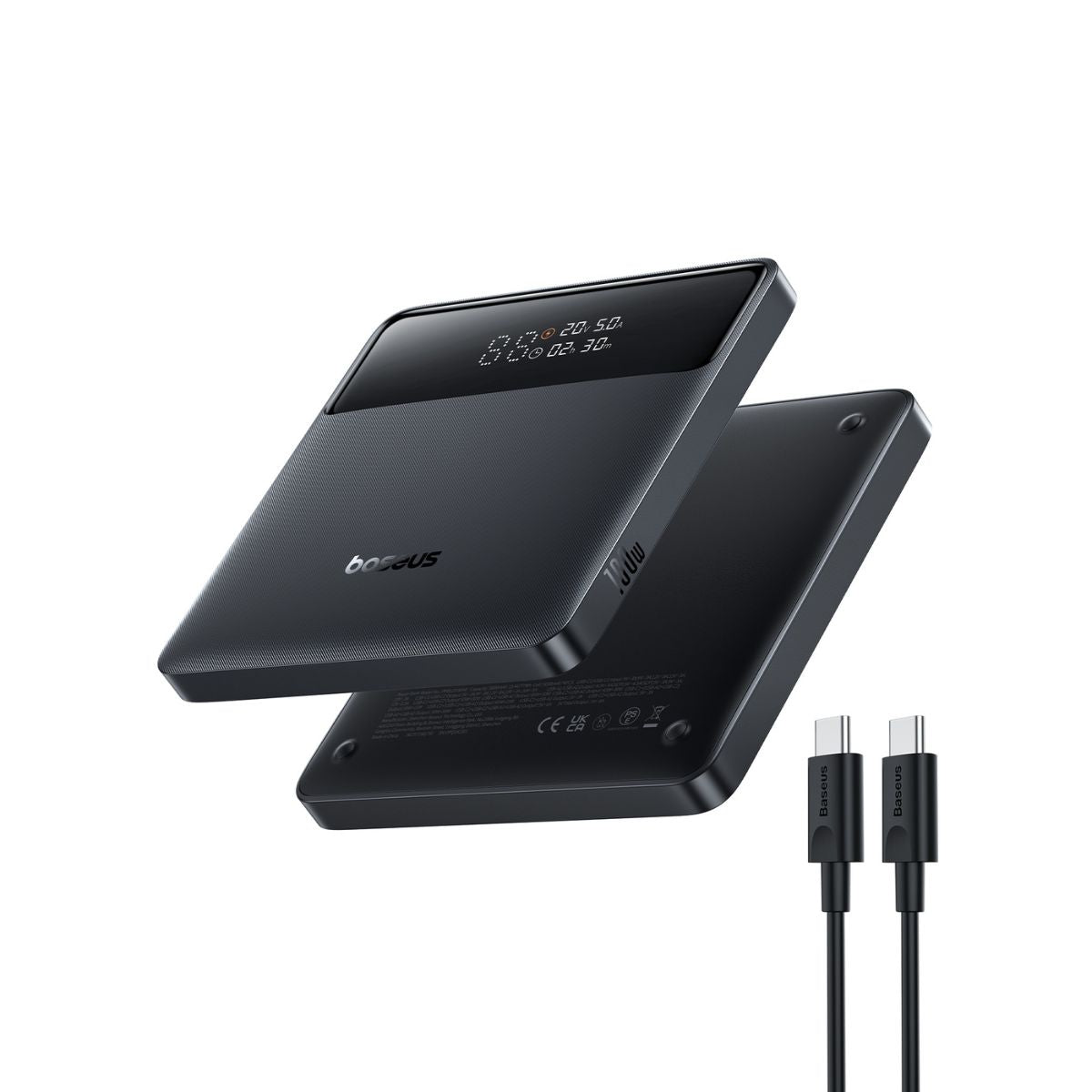baseus-blade-h1-digital-display-power-bank-20000mah-100w-bater-a-externa-con-pan image 3