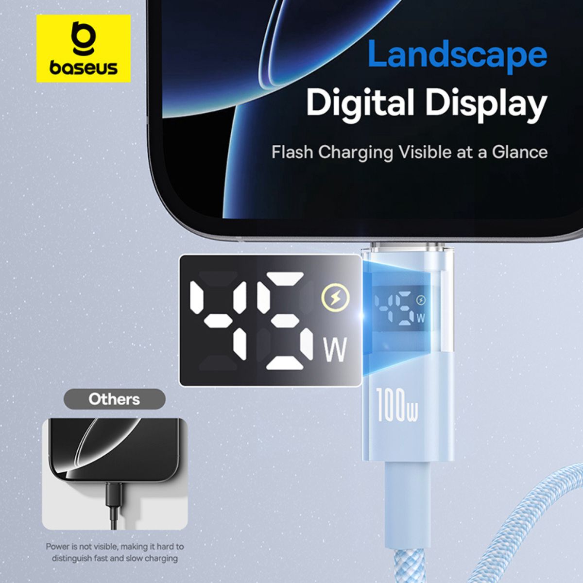 baseus-display-2-cable-de-carga-r-pida-usb-c-a-usb-c-100w image 6