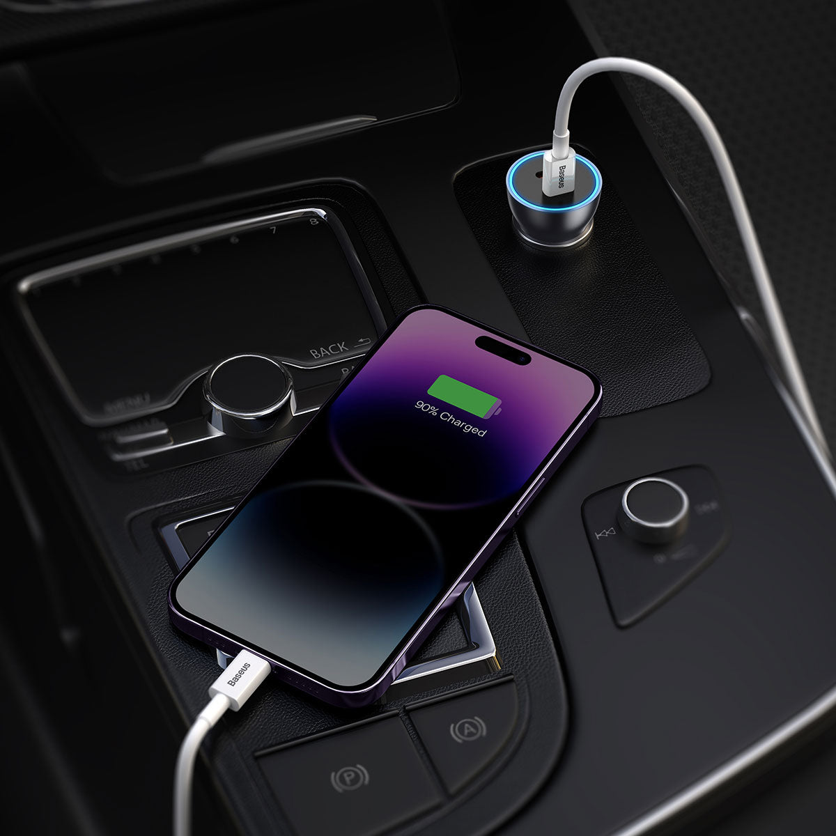baseus-cargador-de-coche-dual-usb-c-60w image 7
