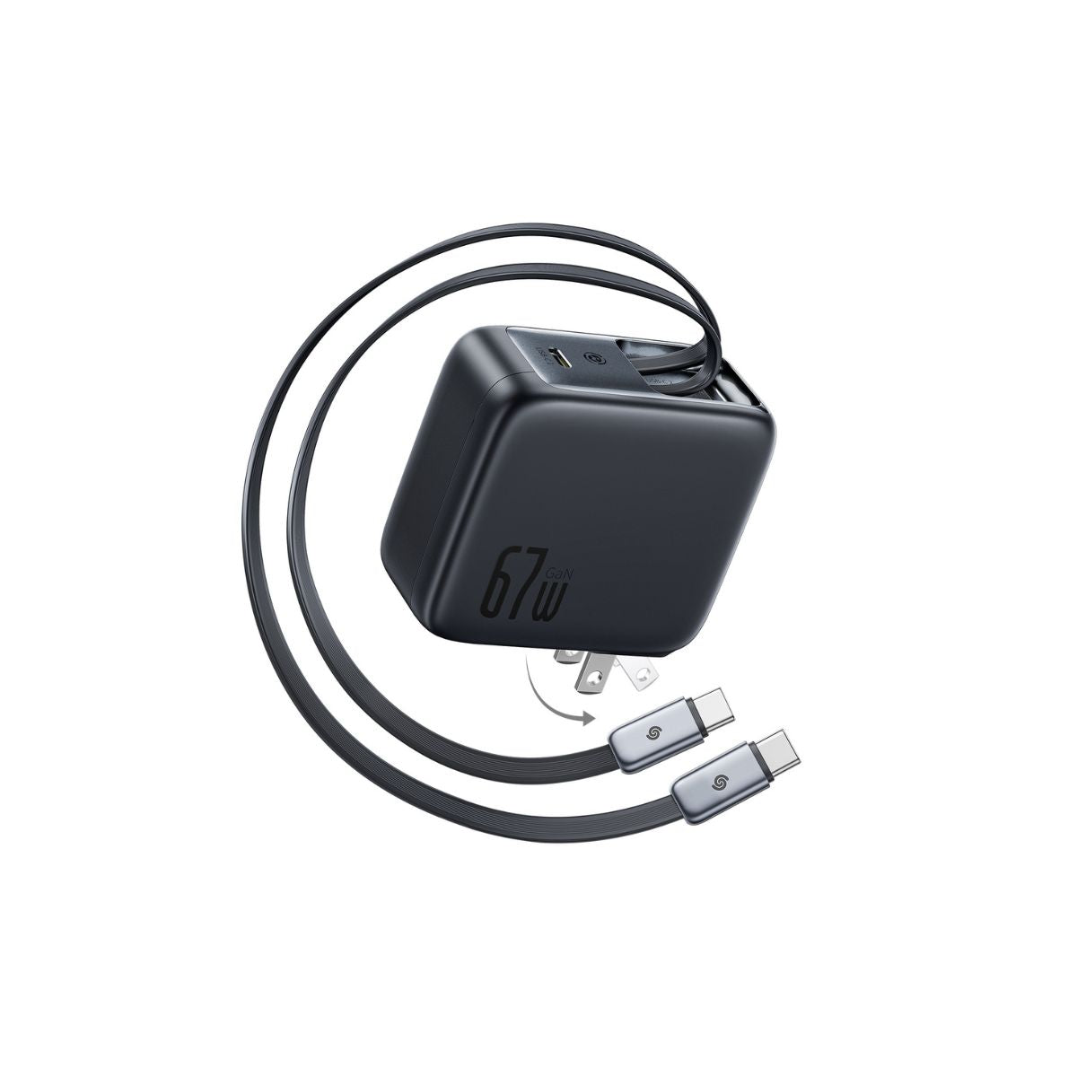 baseus-enercore-cj21-cargador-usb-c-con-cables-retr-ctiles-67w image 1
