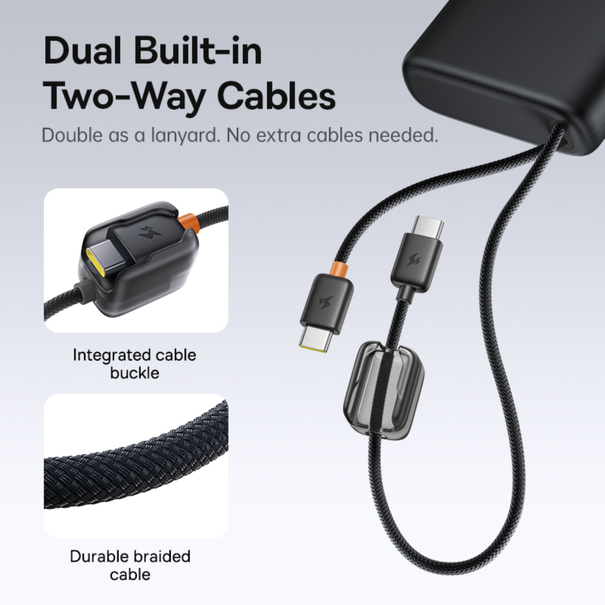 baseus-enerfill-fc41-power-bank-25000mah-145w-con-cables-integrados image 7