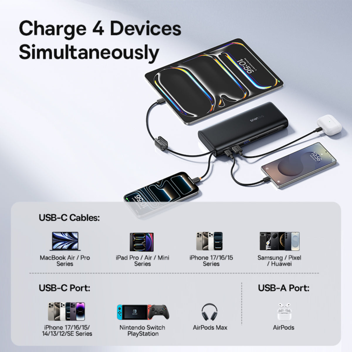 baseus-enerfill-fc41-power-bank-25000mah-145w-con-cables-integrados image 8