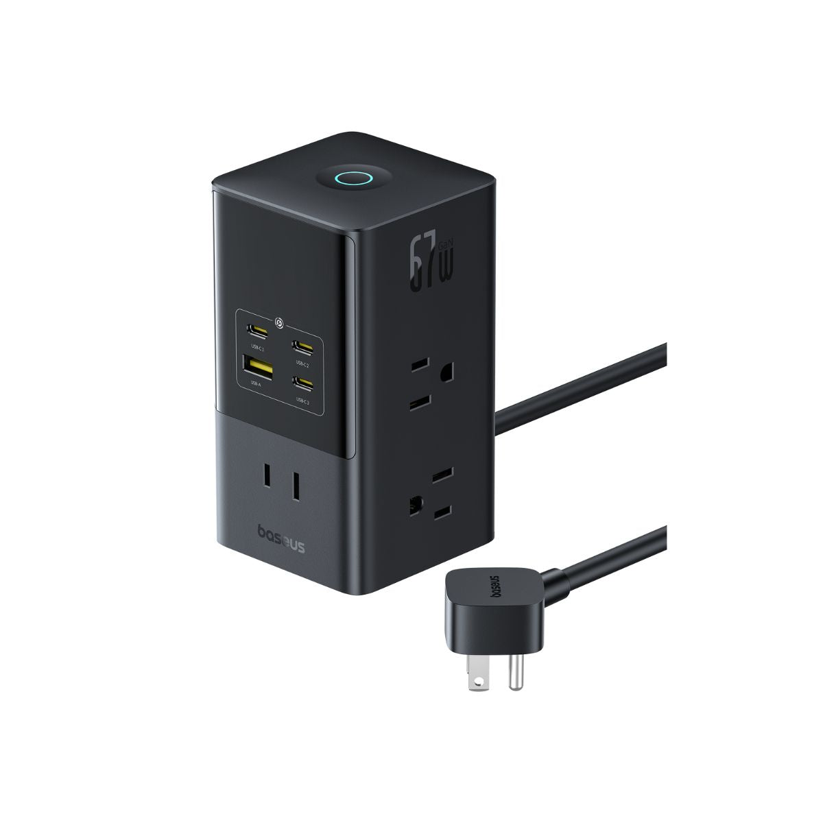 baseus-enerfill-fd11-regleta-multi-toma-6ac-1u-3c-67w-pd-protecci-n-y-carga-r-pi image 1