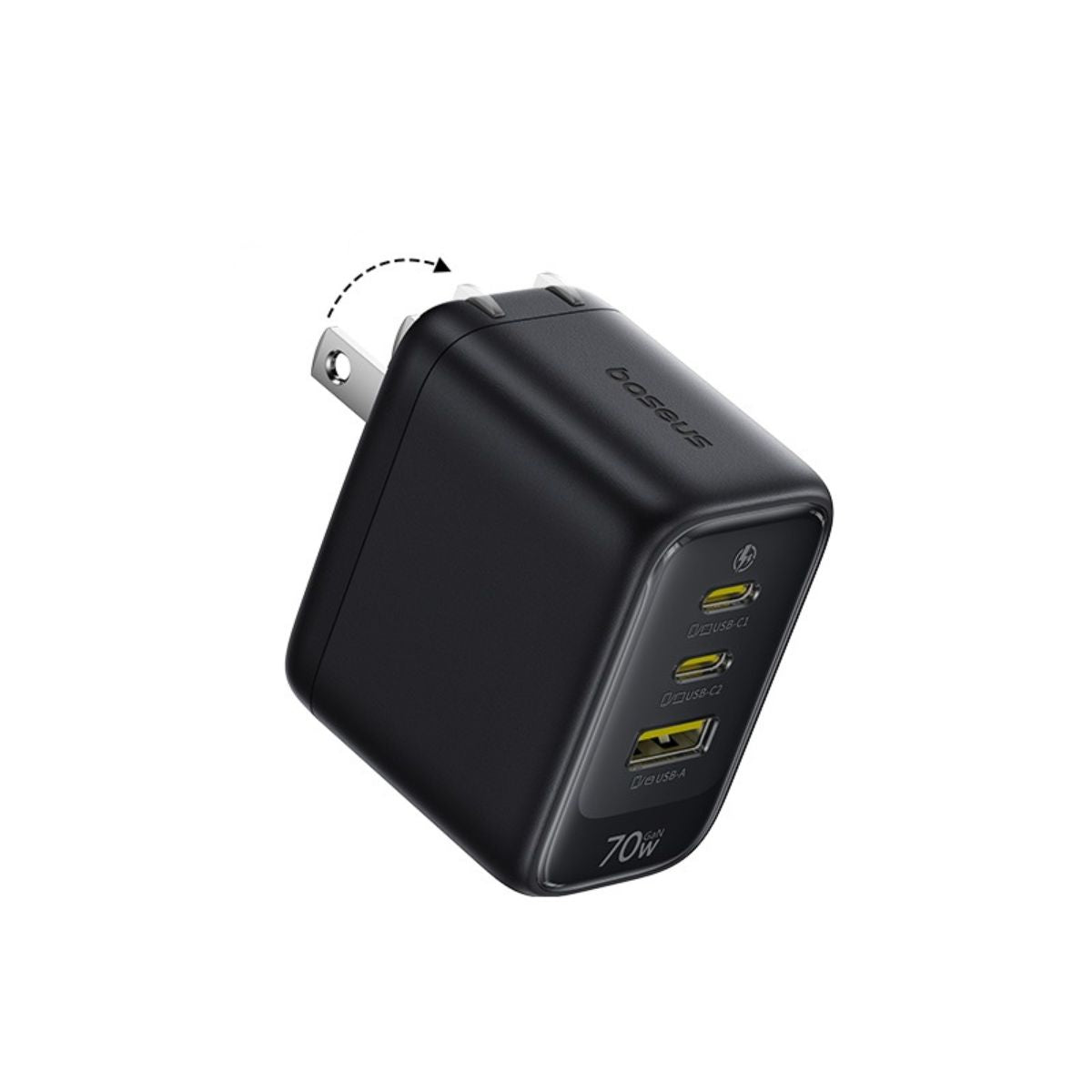 baseus-enerfill-fe22-gan6-fast-charger-2c-u-70w-cargador-usb-c-gan-de-70w image 4