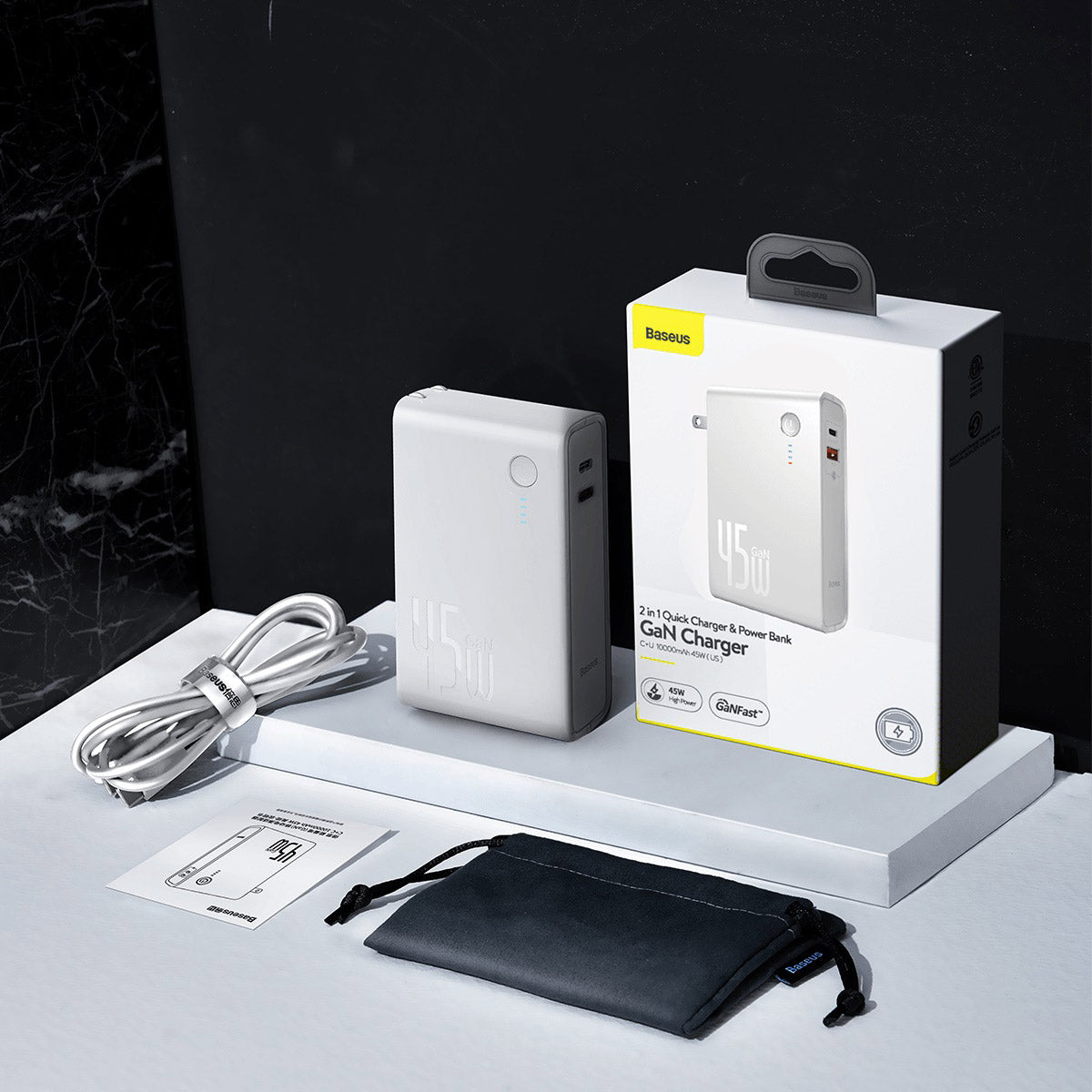 baseus-gan-2-en-1-power-bank-45w-10000mah-cargador-pared-y-port-til image 7