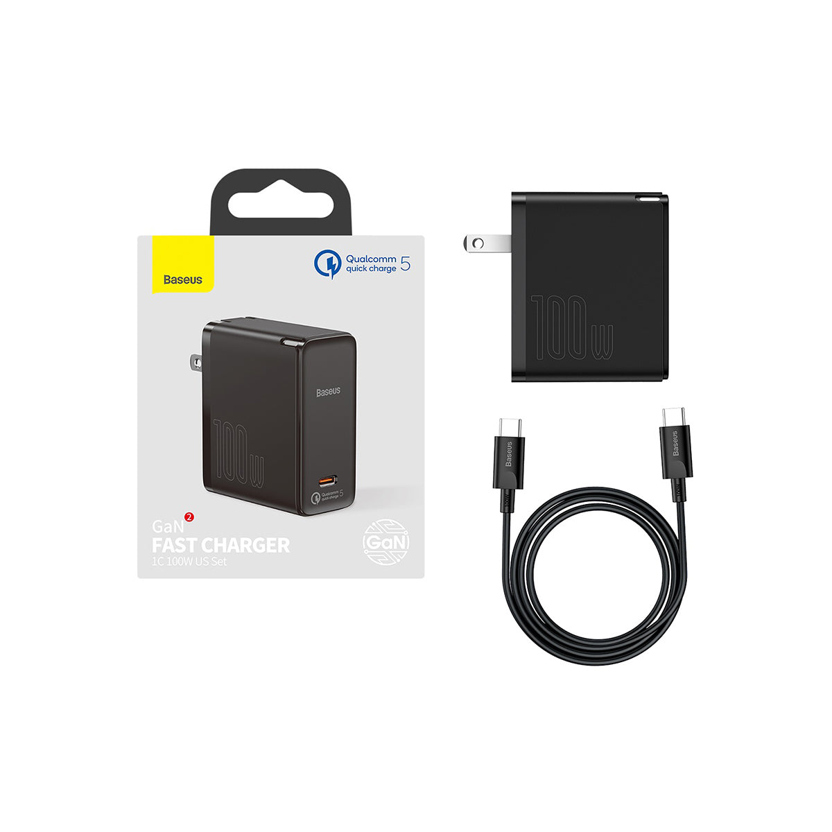 baseus-gan2-usb-c-cargador-de-pared-100w image 6