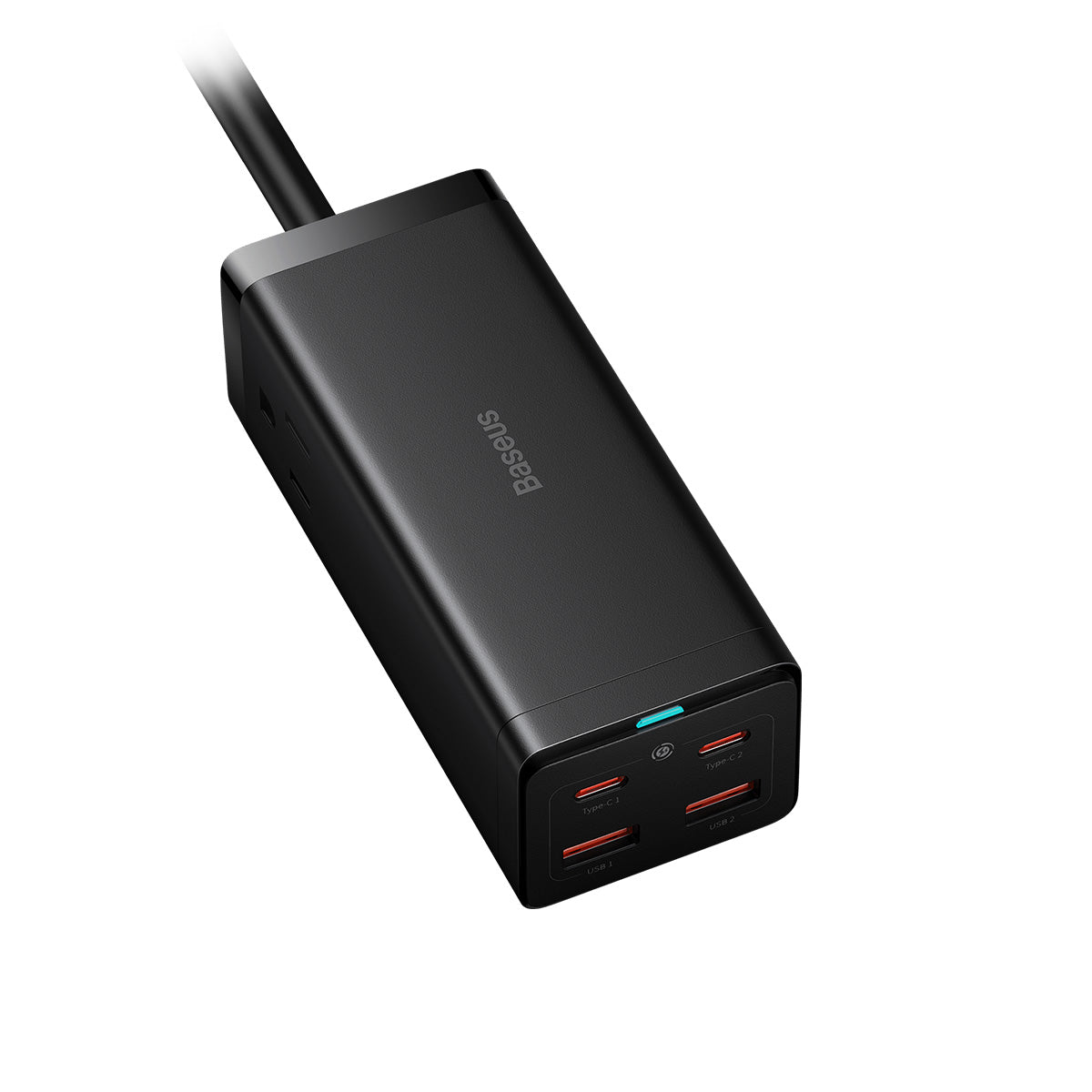 baseus-powercombo-gan3-pro-6-ports-power-strip-100w-desktop-charger-with-ac-outl image 3