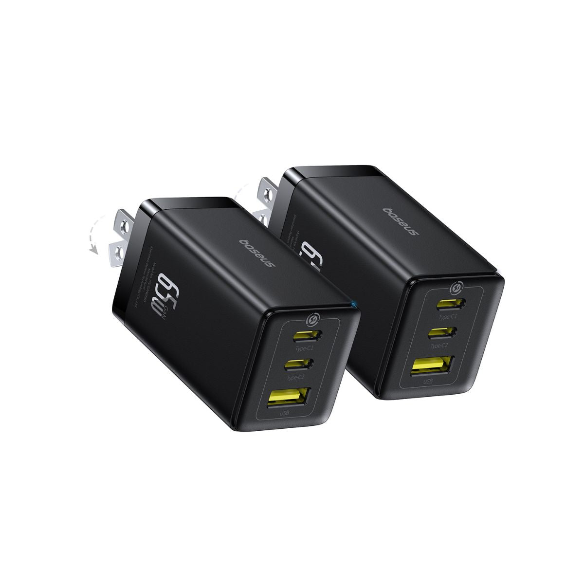baseus-gan5-pro-pack-de-2-cargadores-r-pidos-2c-u-65w image 1