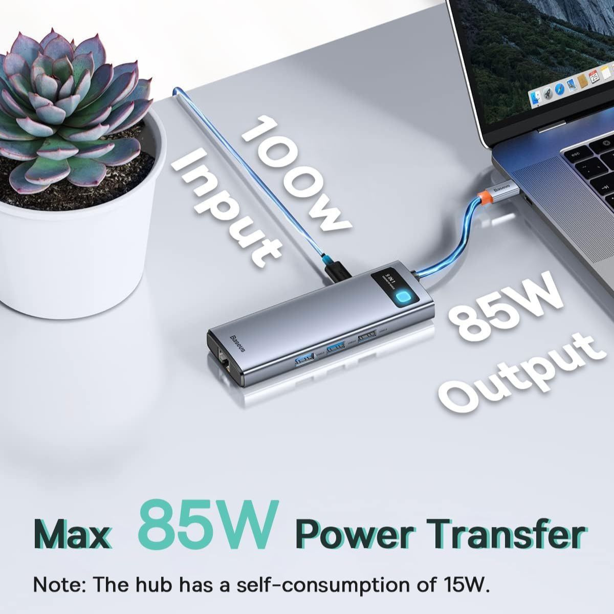 baseus-metal-gleam-serie-9-en-1-hub-usb-c-con-4k-60hz-y-pd-100w image 4