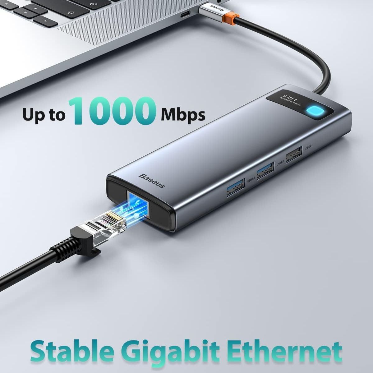 baseus-metal-gleam-serie-9-en-1-hub-usb-c-con-4k-60hz-y-pd-100w image 5