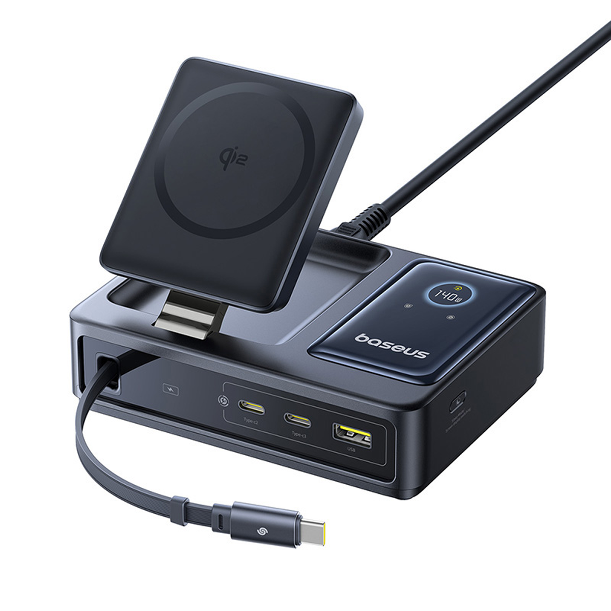 baseus-nomos-cargador-de-escritorio-5-en-1-qi2-140w image 4