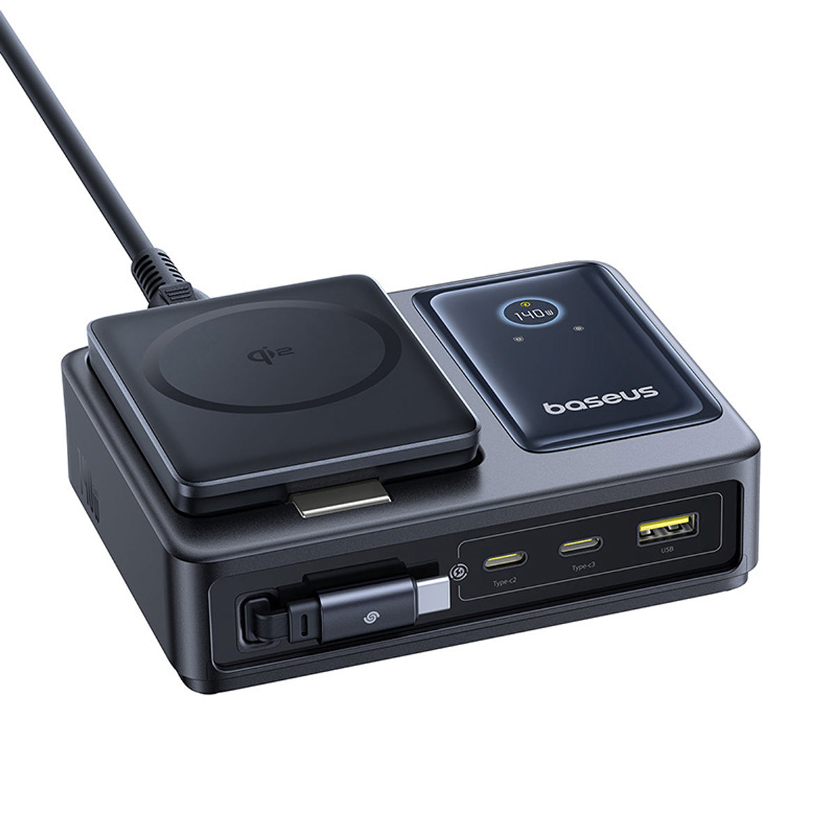 baseus-nomos-cargador-de-escritorio-5-en-1-qi2-140w image 5