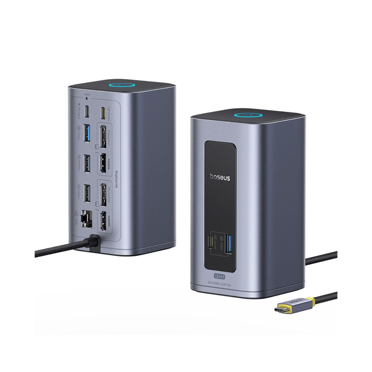baseus-nomos-nu1-air-mac-12-in-1-docking-station-hub-usb-c-con-12-puertos-para-m image 2