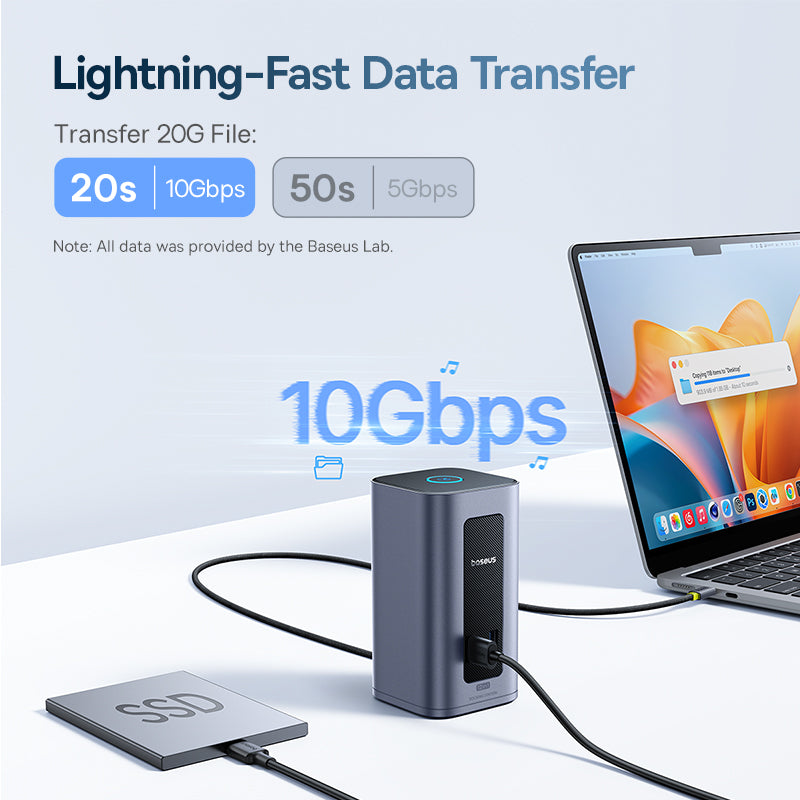 baseus-nomos-nu1-air-mac-12-in-1-docking-station-hub-usb-c-con-12-puertos-para-m image 6