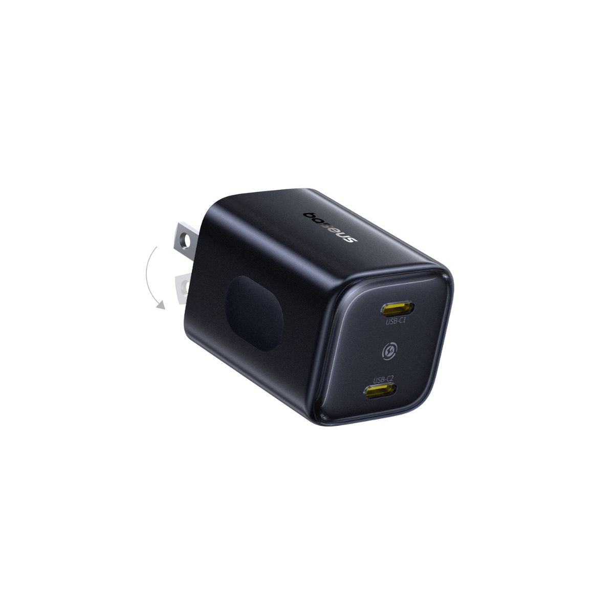 baseus-picogo-an13-cargador-de-pared-gan-45w-con-2-puertos-usb-c image 2