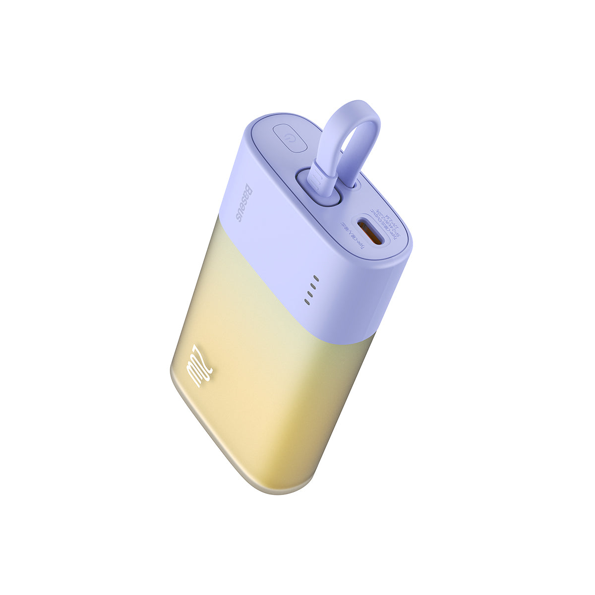baseus-popsicle-power-bank-20w-5200mah-con-cable-usb-c-integrado image 2