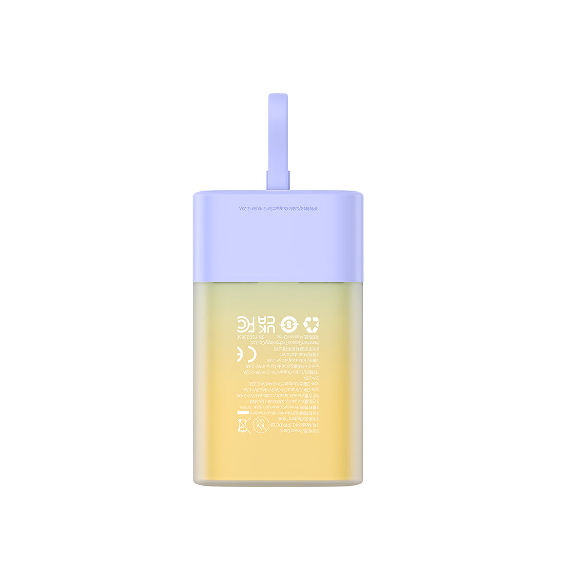 baseus-popsicle-power-bank-20w-5200mah-con-cable-usb-c-integrado image 5