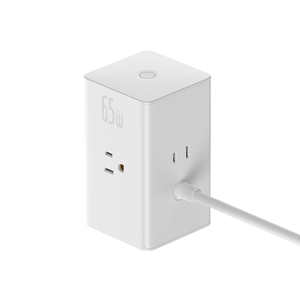 baseus-powercombo-6-en-1-estaci-n-de-carga-65w-blanca-con-cable-retr-ctil image 2