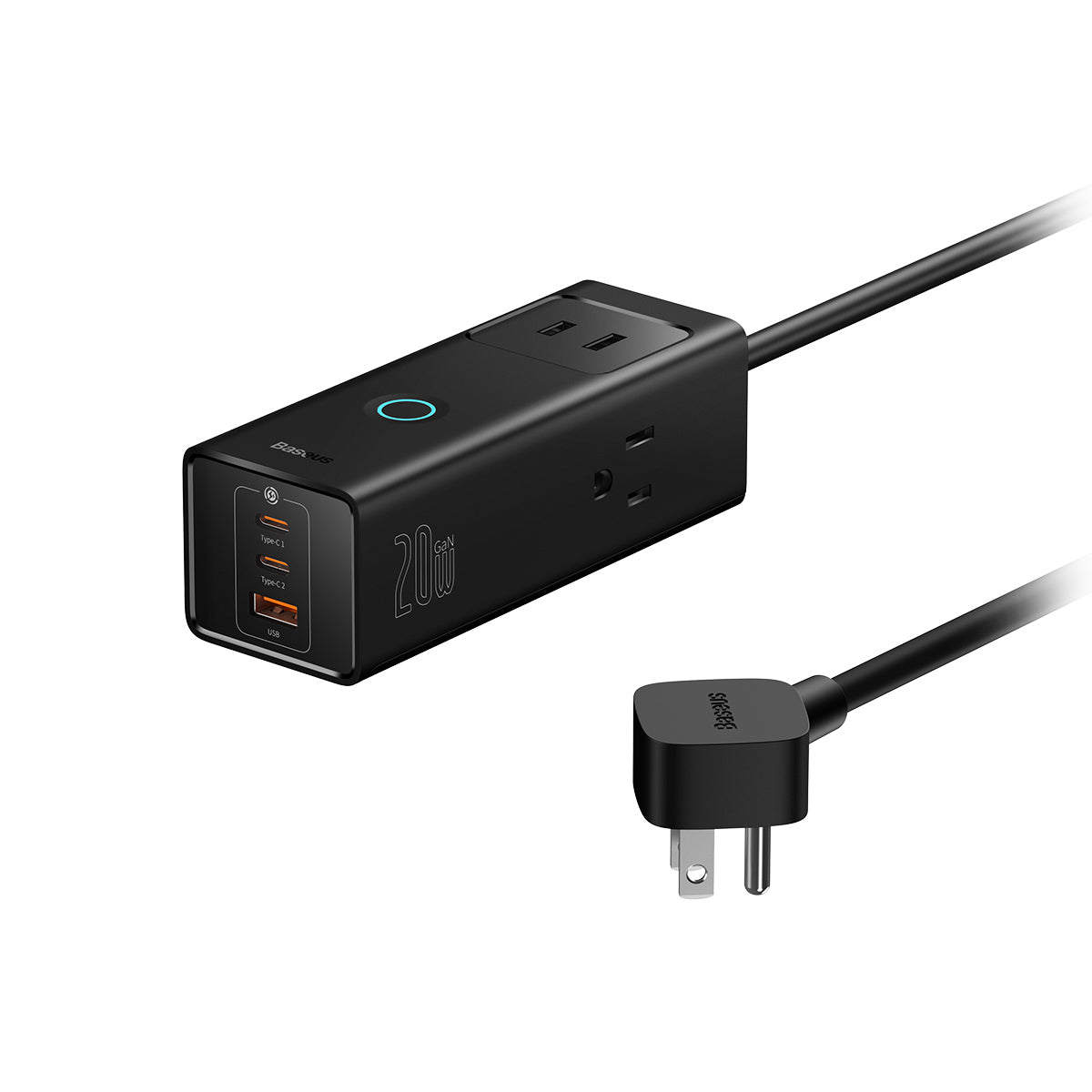 baseus-powercombo-lite-regleta-6-tomas-20w image 1