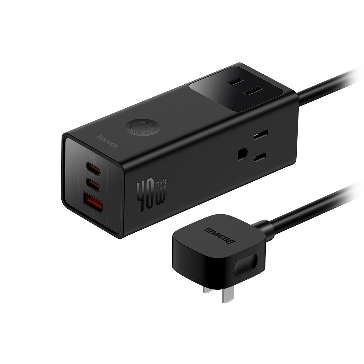 baseus-powercombo-pro-regleta-6-puertos-40w-con-3-ac-usb-c-usb-a image 8