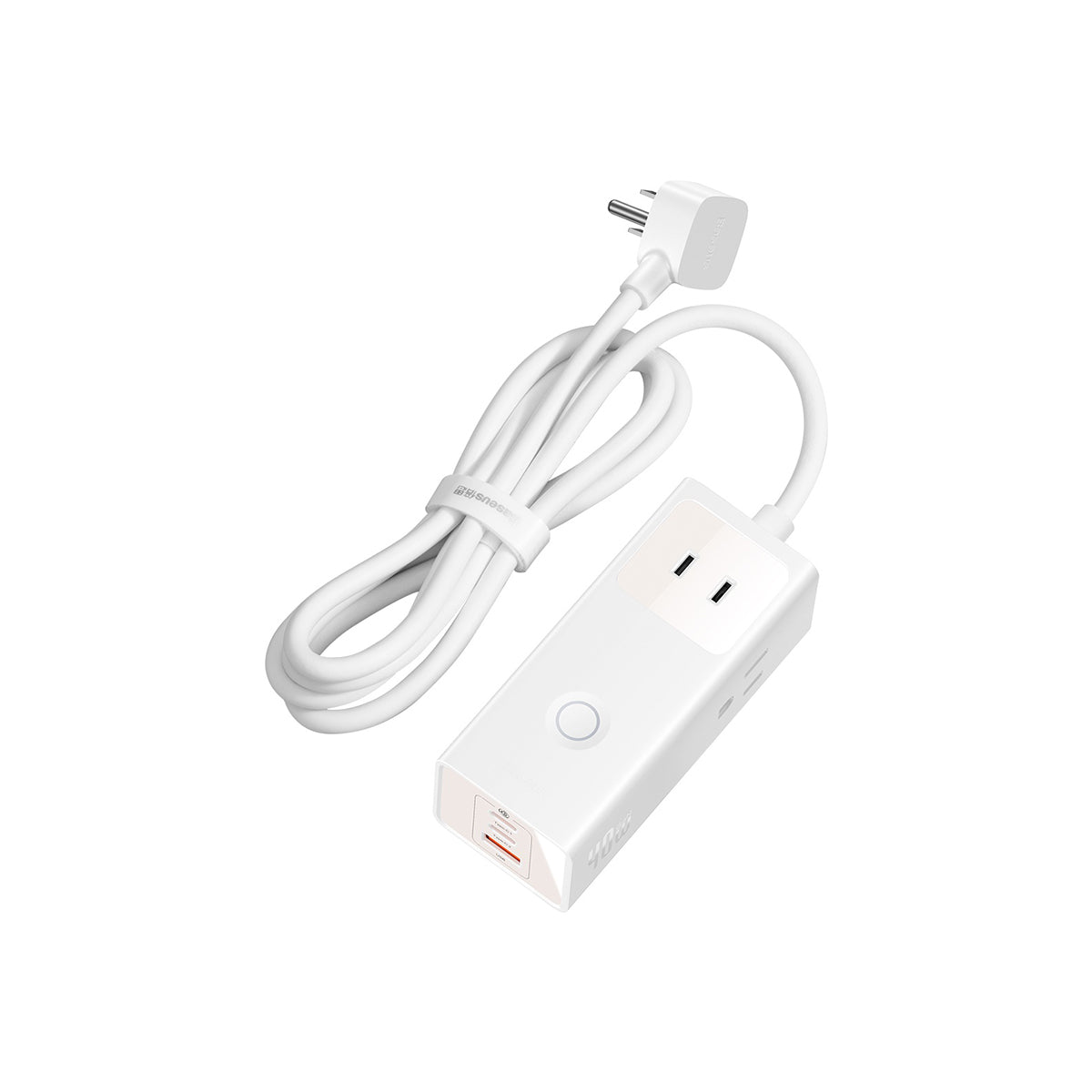 baseus-powercombo-pro-regleta-6-puertos-40w-con-3-ac-usb-c-usb-a image 6