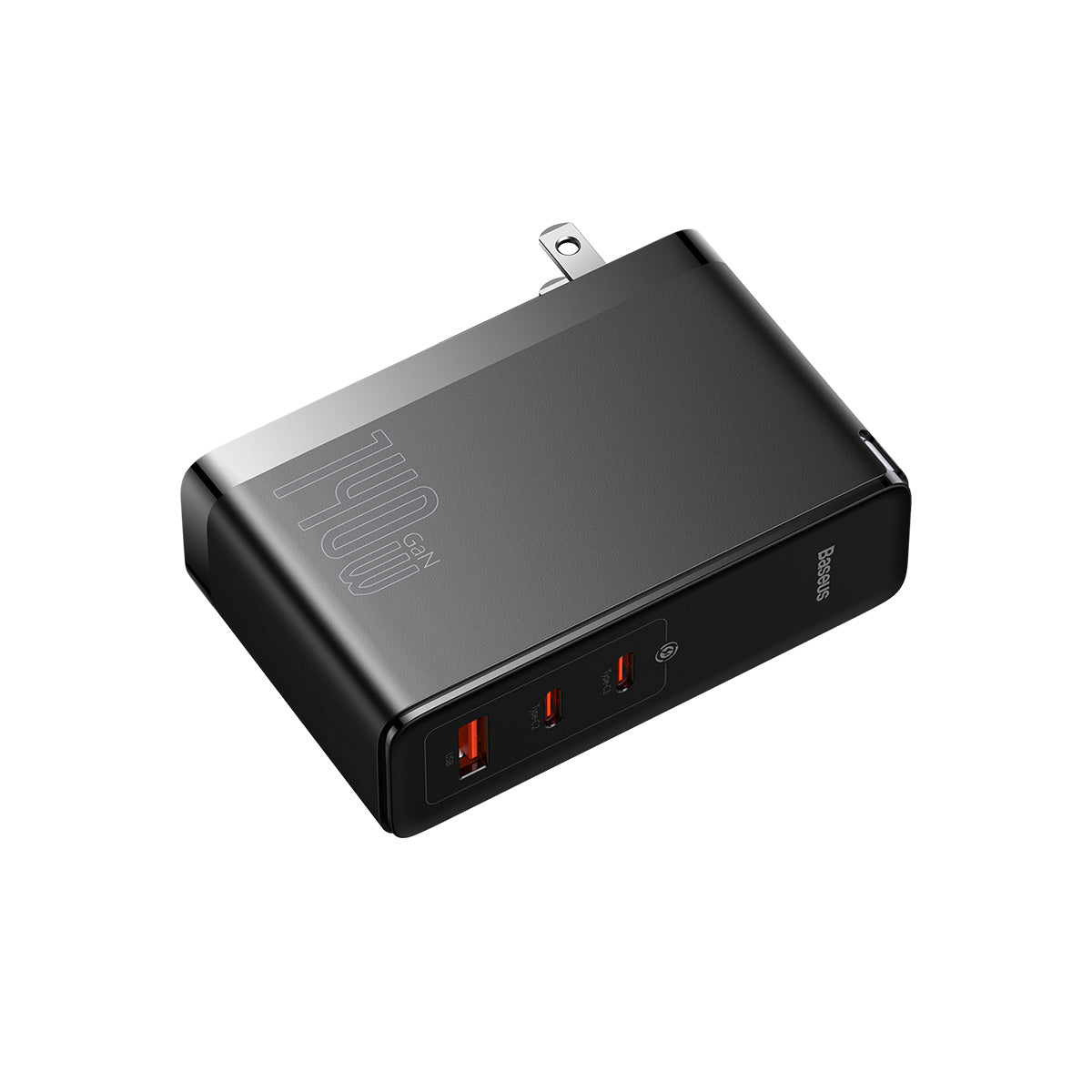 baseus-powermega-cargador-usb-c-de-3-puertos-140w-gan image 3