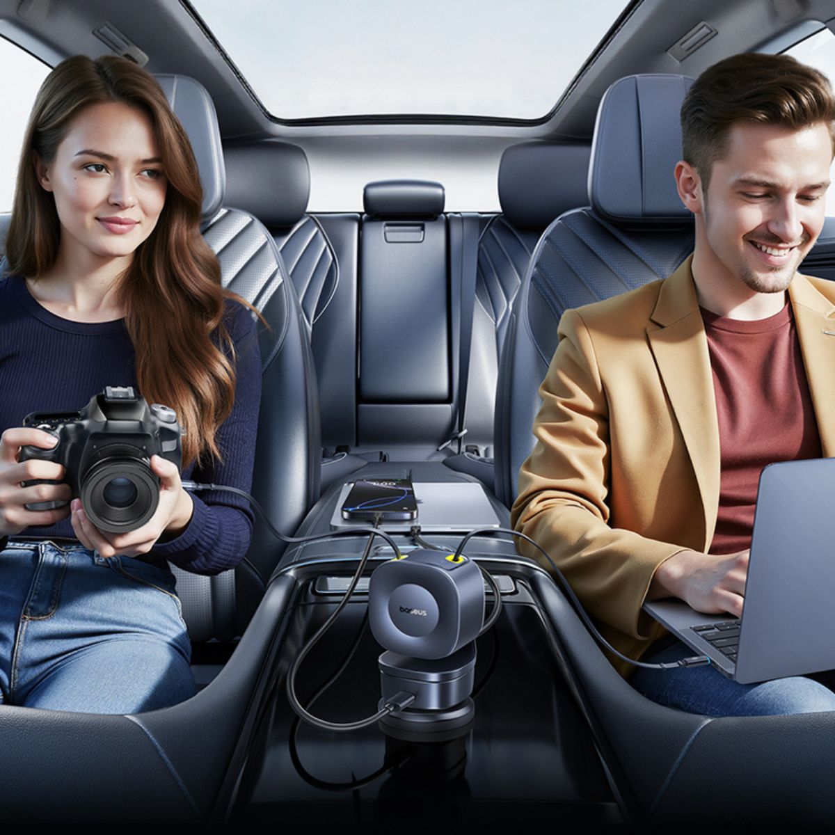 baseus-primetrip-vr2-max-cargador-de-coche-con-cable-retr-ctil-3c-u-240w image 5