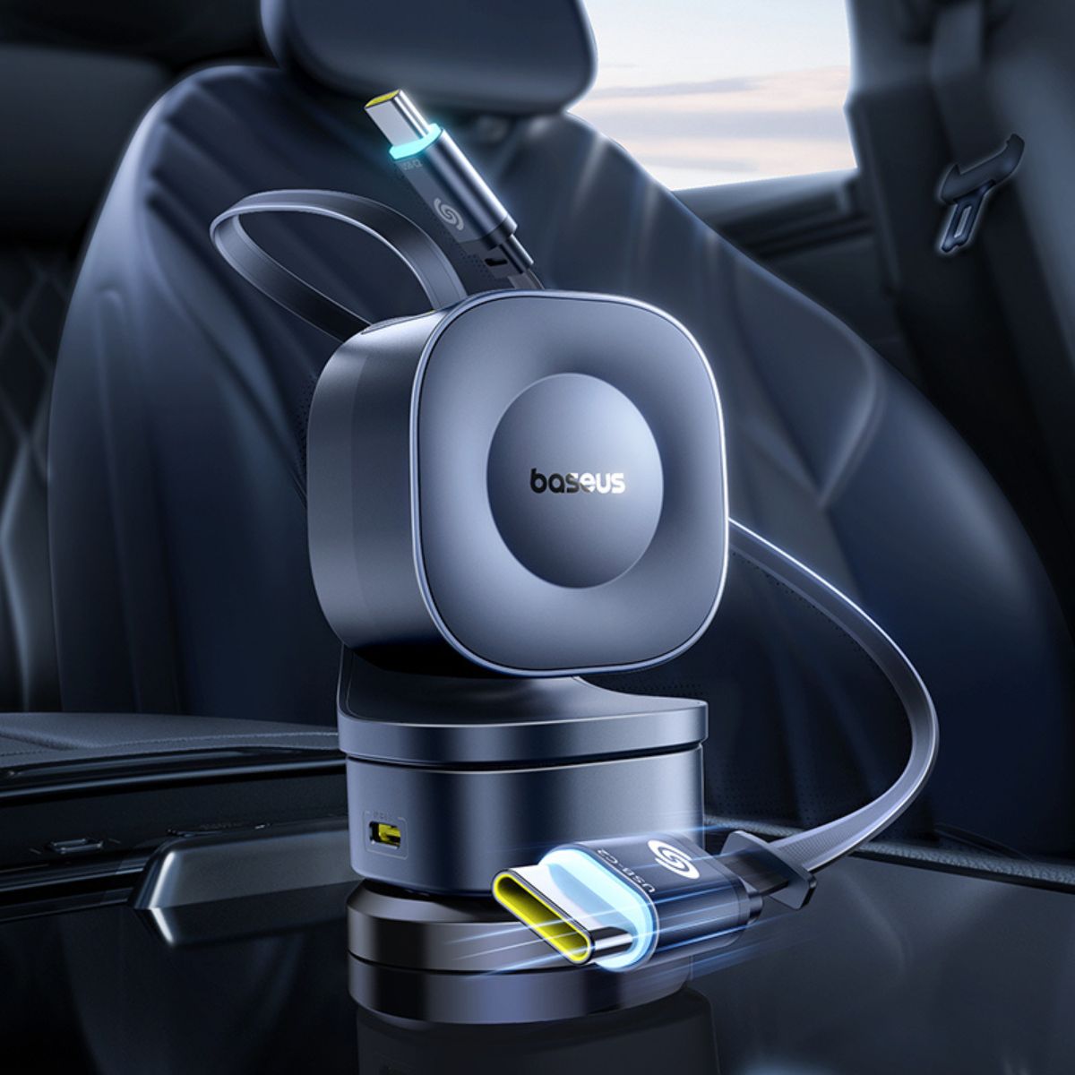 baseus-primetrip-vr2-max-cargador-de-coche-con-cable-retr-ctil-3c-u-240w image 6