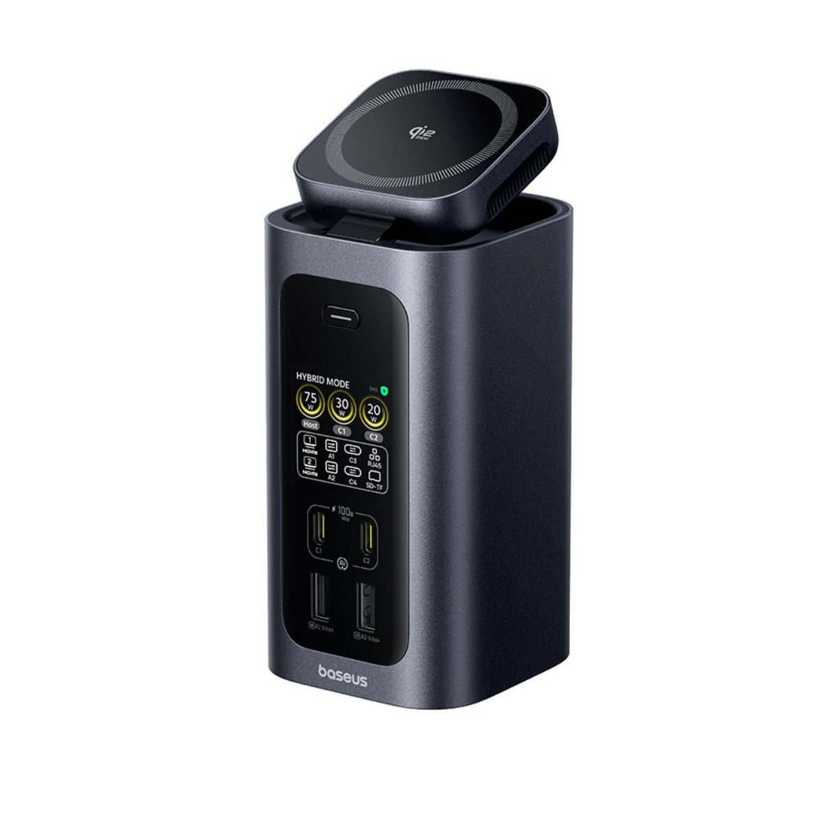 baseus-spacemate-rd1-pro-15-in-1-docking-station-dual-4k-hdmi-100w-pd-qi2-wirele image 1