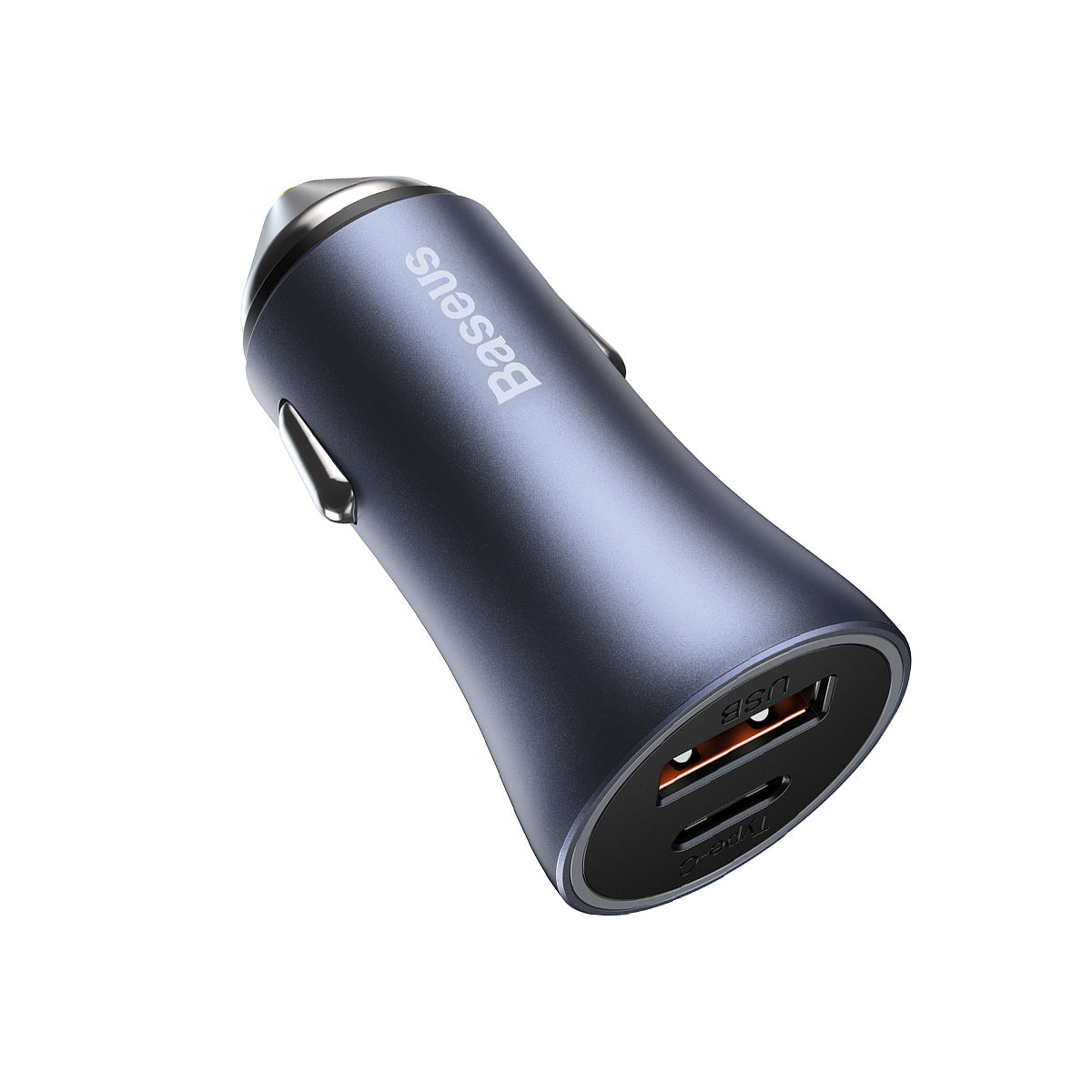 baseus-usb-a-usb-c-car-charger-40w-cargador-coche-doble-puerto-con-contacto-dora image 3
