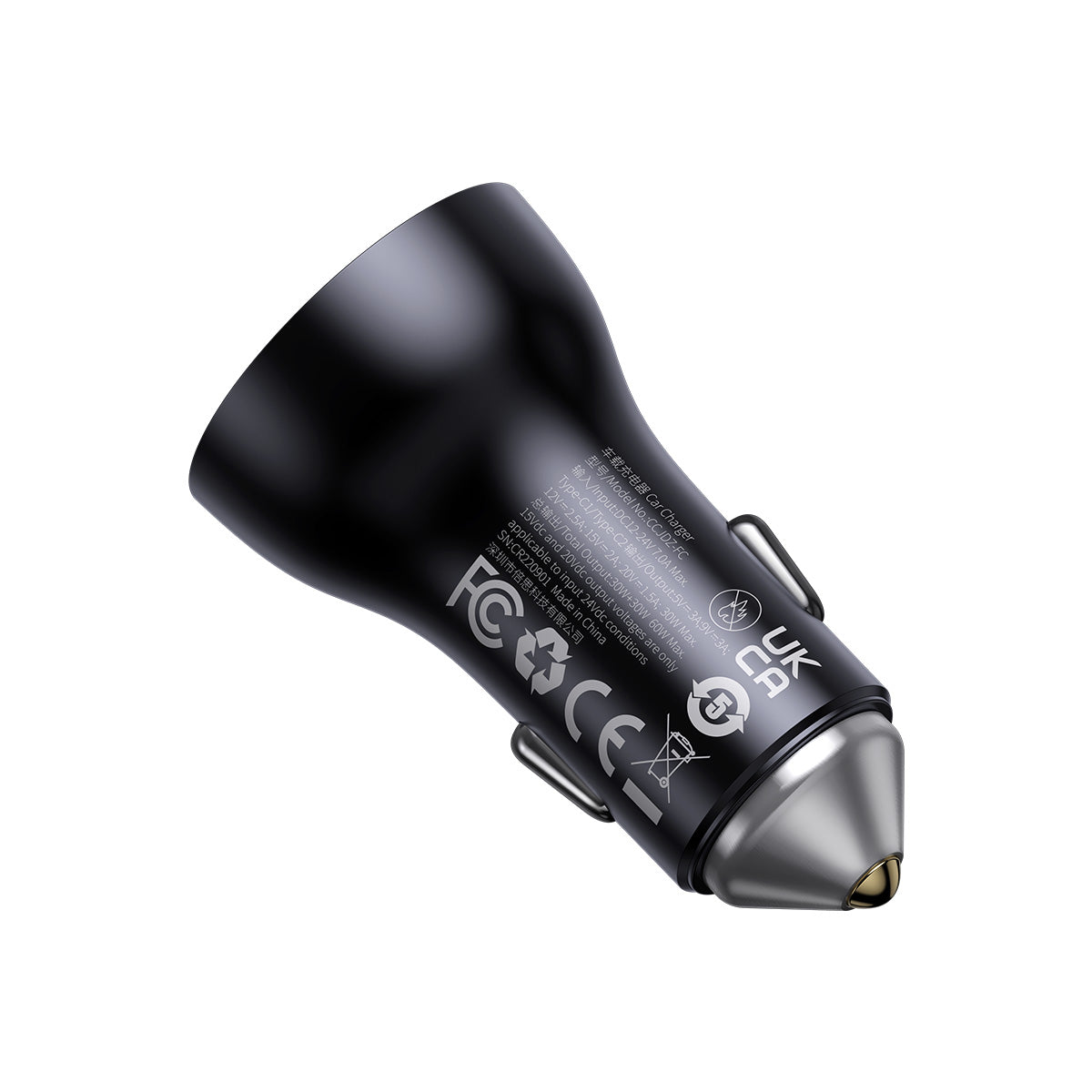 baseus-cargador-de-coche-usb-a-usb-c-60w image 2