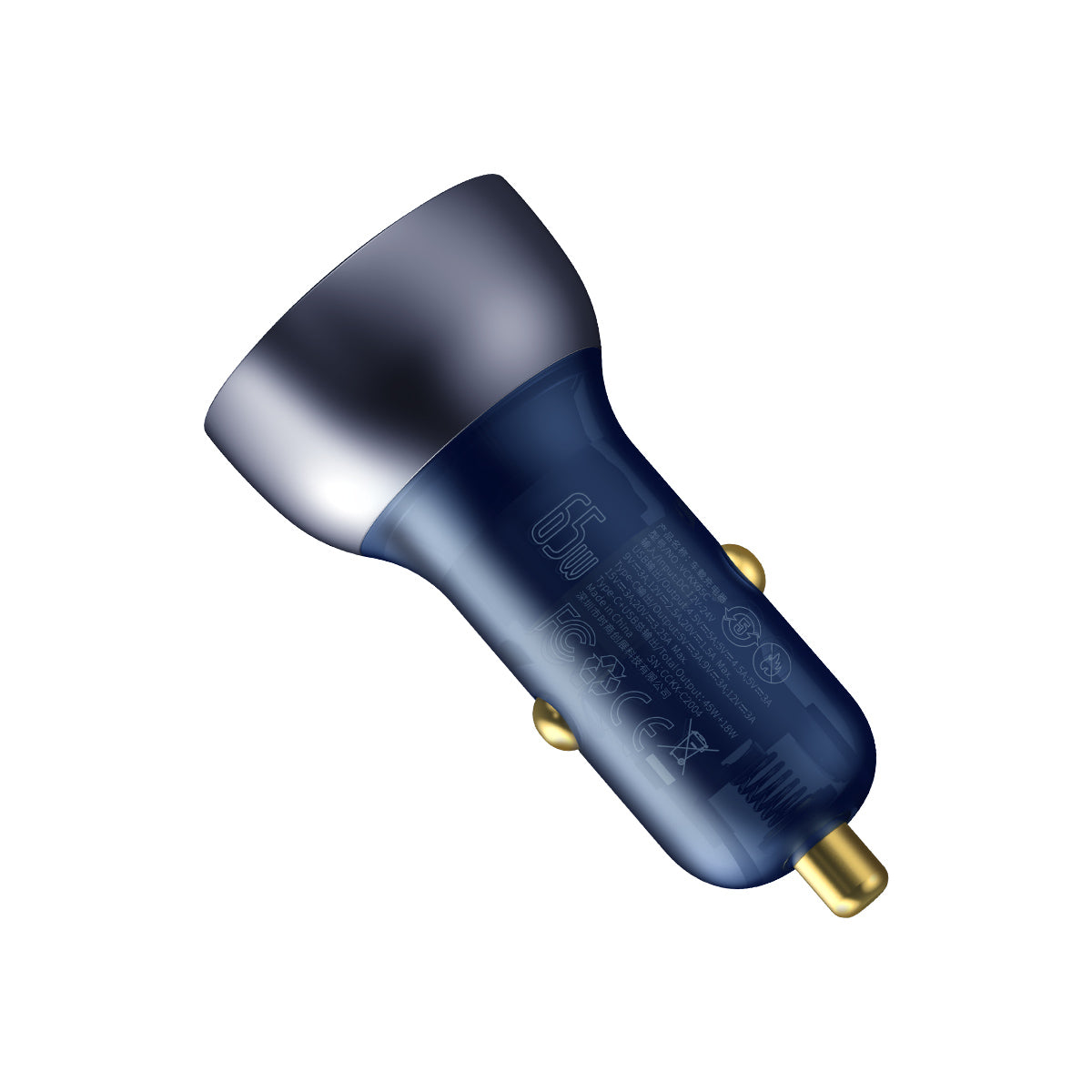baseus-cargador-de-coche-65w-usb-a-usb-c-pd-carga-port-til-y-m-vil image 2