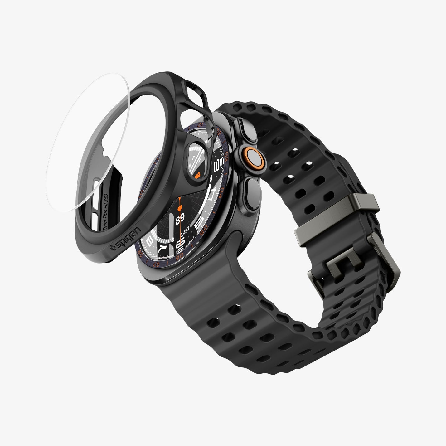 spigen-thin-fit-360-funda-para-galaxy-watch-ultra-protector-de-pantalla-integrad image 5