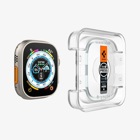 spigen-glas-tr-ez-fit-protector-de-pantalla-para-apple-watch-ultra image 4