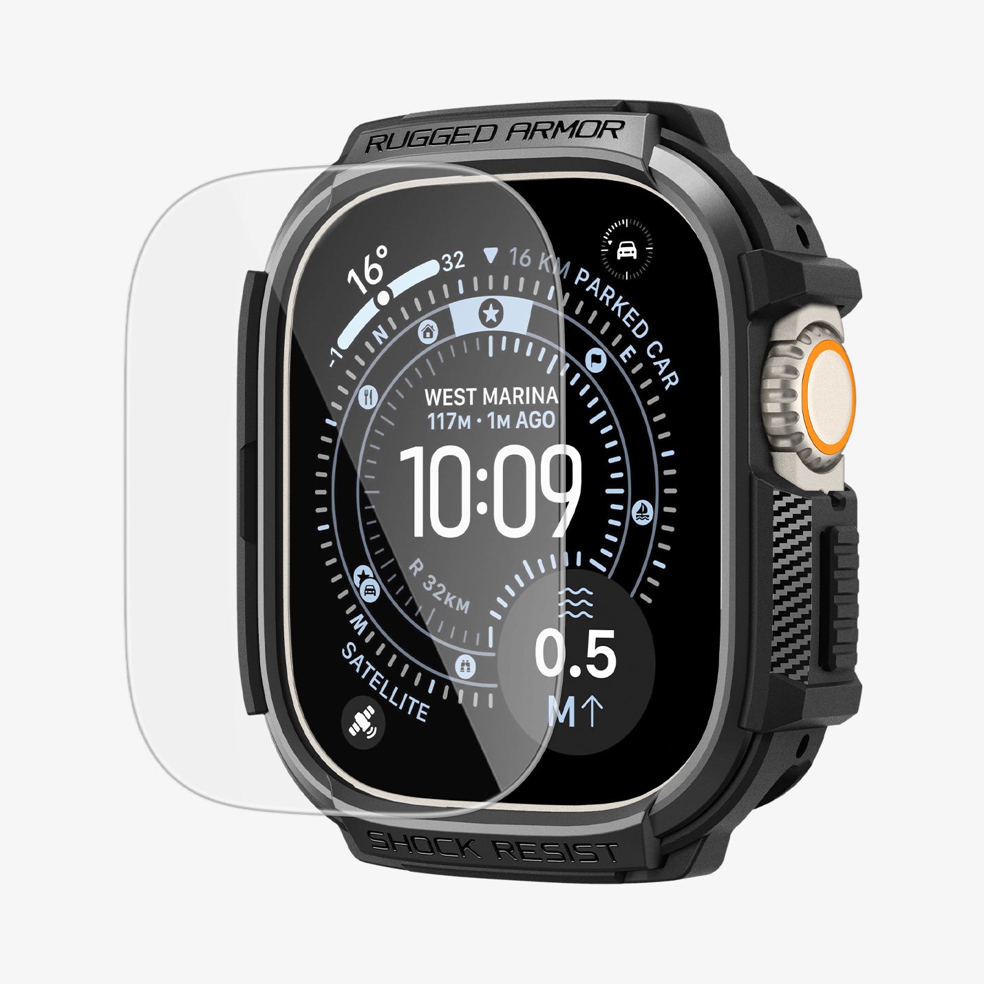 spigen-rugged-armor-funda-para-apple-watch-protector-de-pantalla image 3