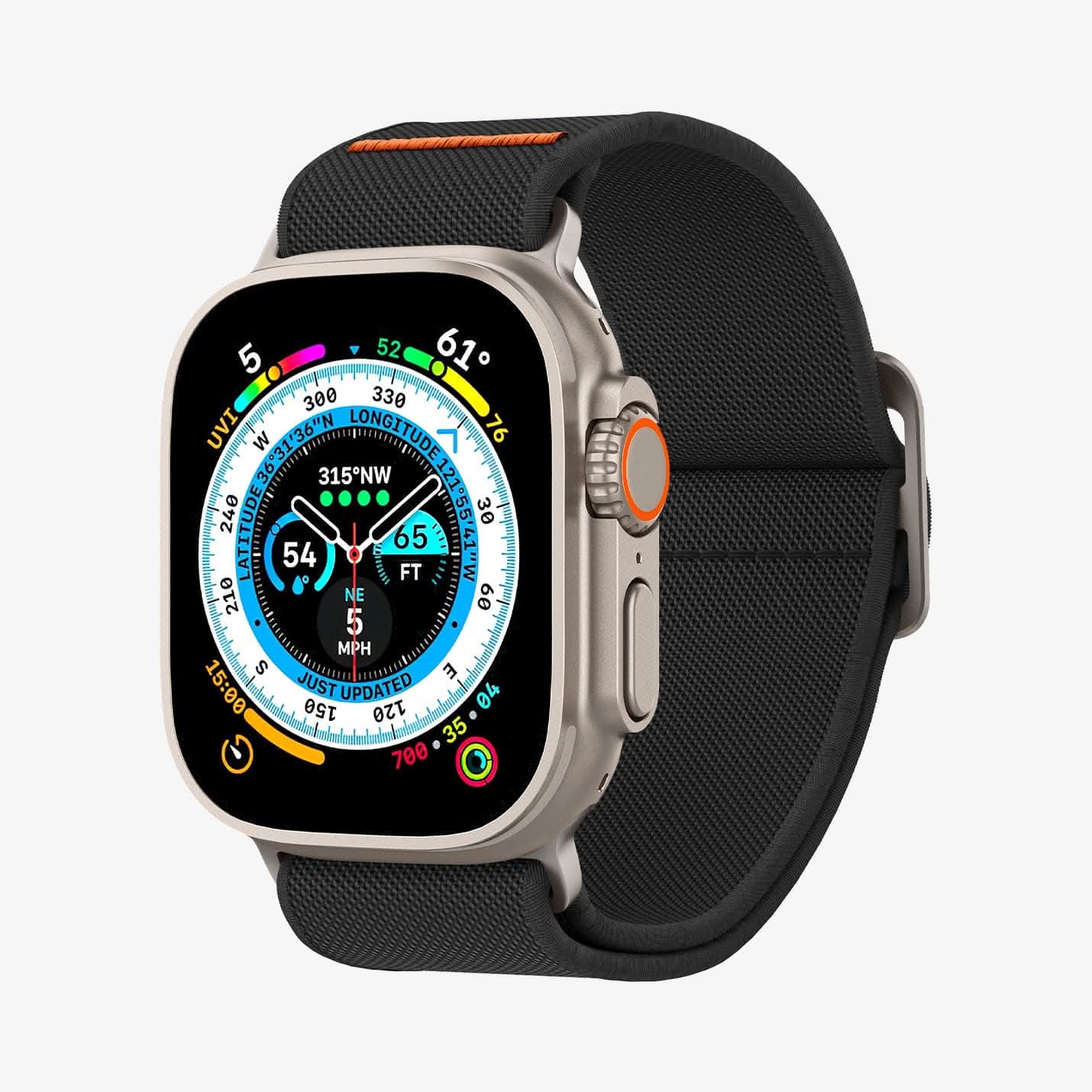spigen-lite-fit-ultra-correa-para-apple-watch-44-mm-45-mm-49-mm-nailon-transpira image 3