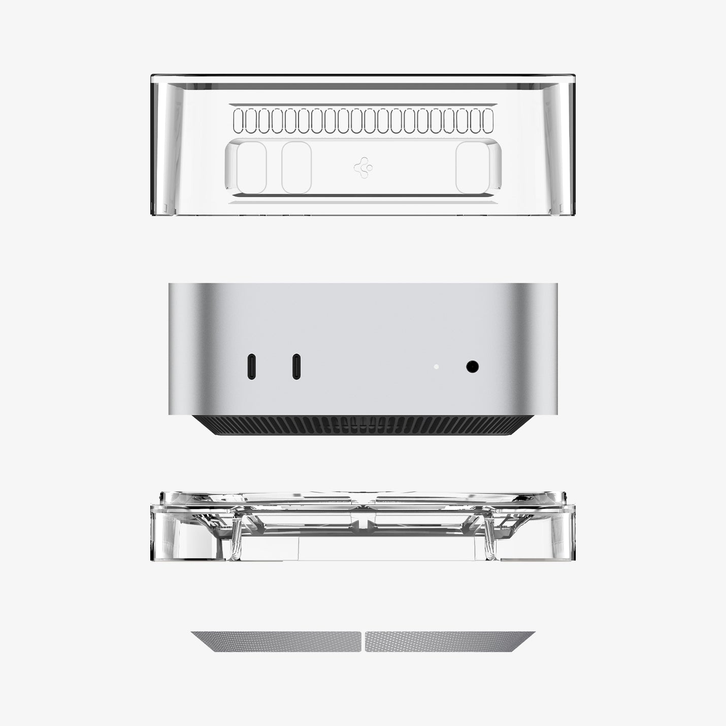 spigen-ultra-hybrid-soporte-para-mac-mini-m4-m4-pro image 8