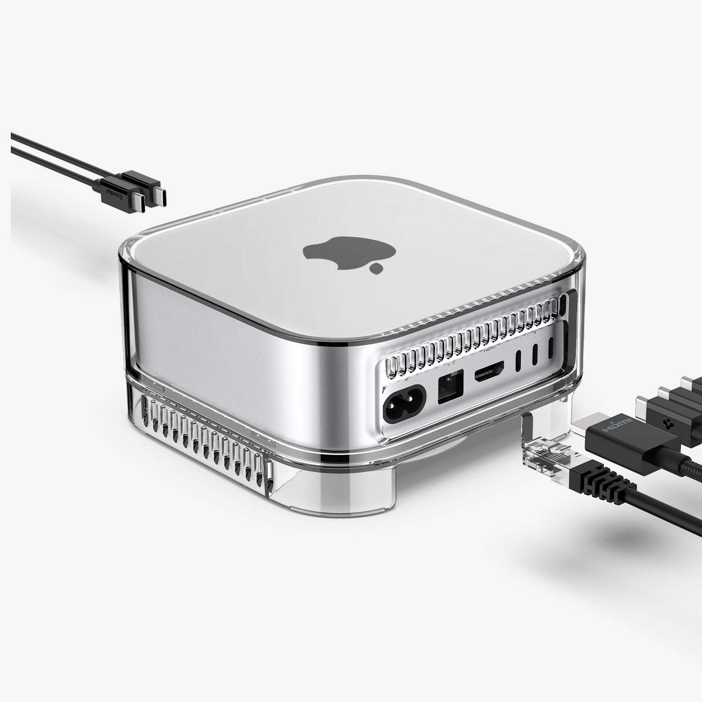 spigen-ultra-hybrid-soporte-para-mac-mini-m4-m4-pro image 3