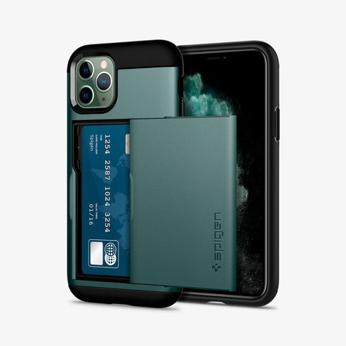 spigen-slim-armor-cs-para-iphone-11-funda-con-ranura-para-tarjetas-y-protecci-n- image 3