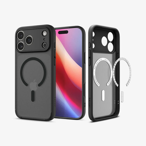 spigen-ultra-hybrid-matte-mag-fit-funda-para-iphone-17-transparente-y-resistente image 2