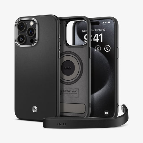 spigen-enzo-funda-de-cuero-para-iphone-15-con-magsafe image 3