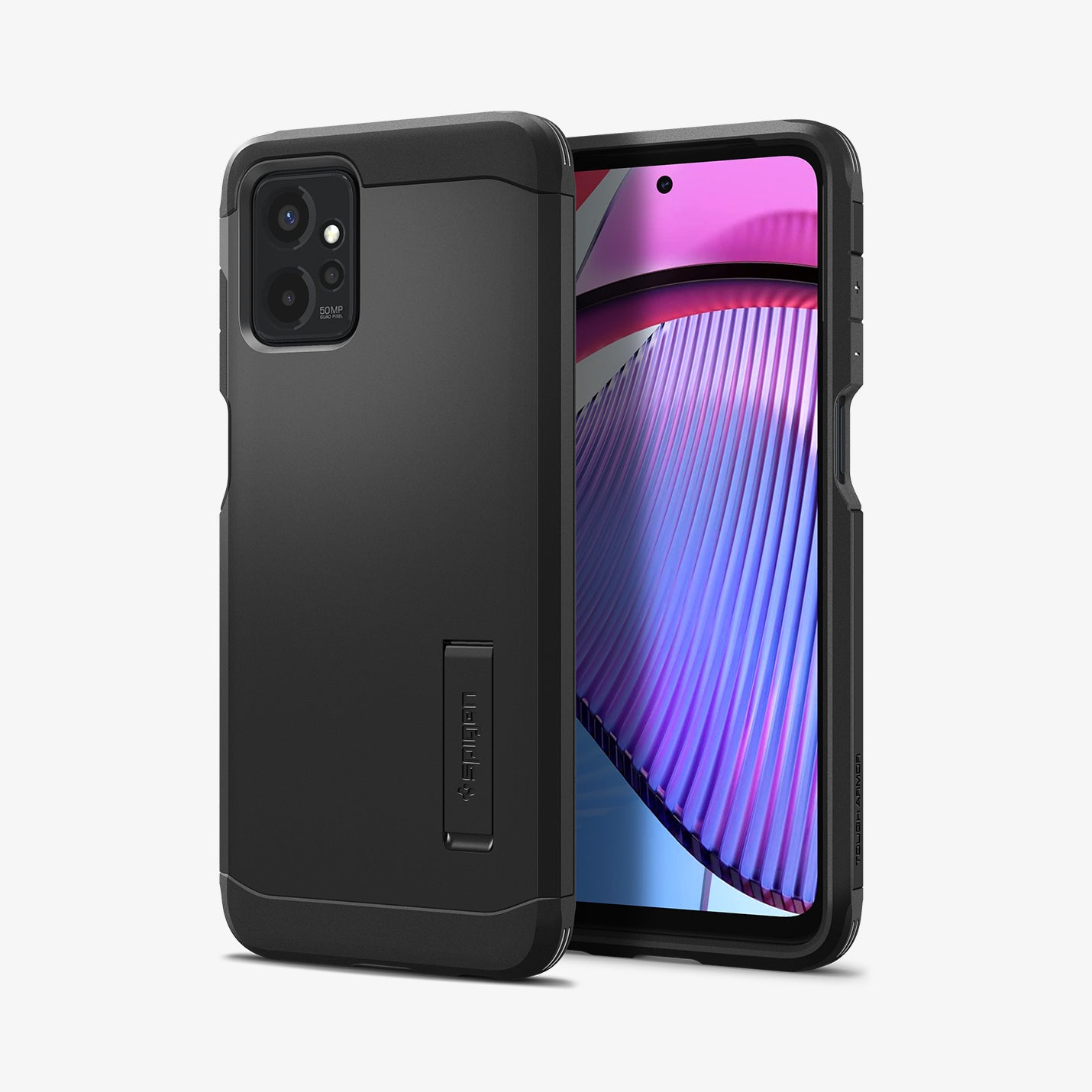 spigen-tough-armor-funda-para-moto-g-selecciona-modelo-con-kickstand image 3