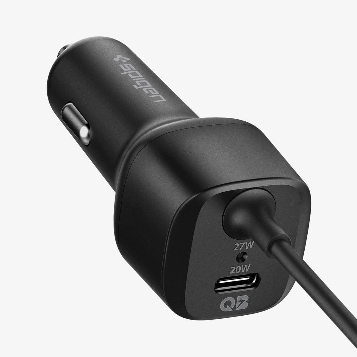 spigen-arcstation-cargador-de-coche-pc2100-cable-lightning-integrado-mfi-27w-pue image 5