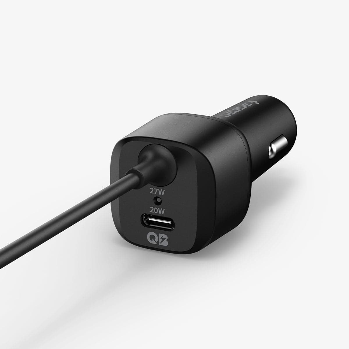 spigen-arcstation-cargador-de-coche-pc2100-cable-lightning-integrado-mfi-27w-pue image 7
