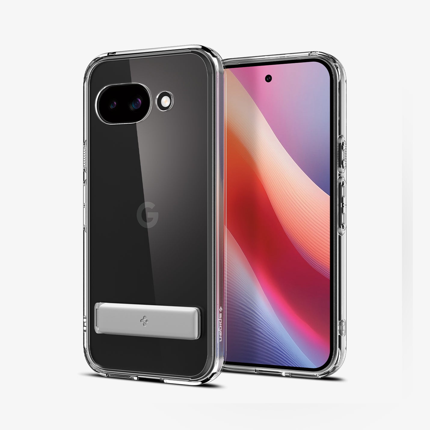spigen-slim-armor-essential-s-funda-para-google-pixel-9a-con-soporte-integrado image 3