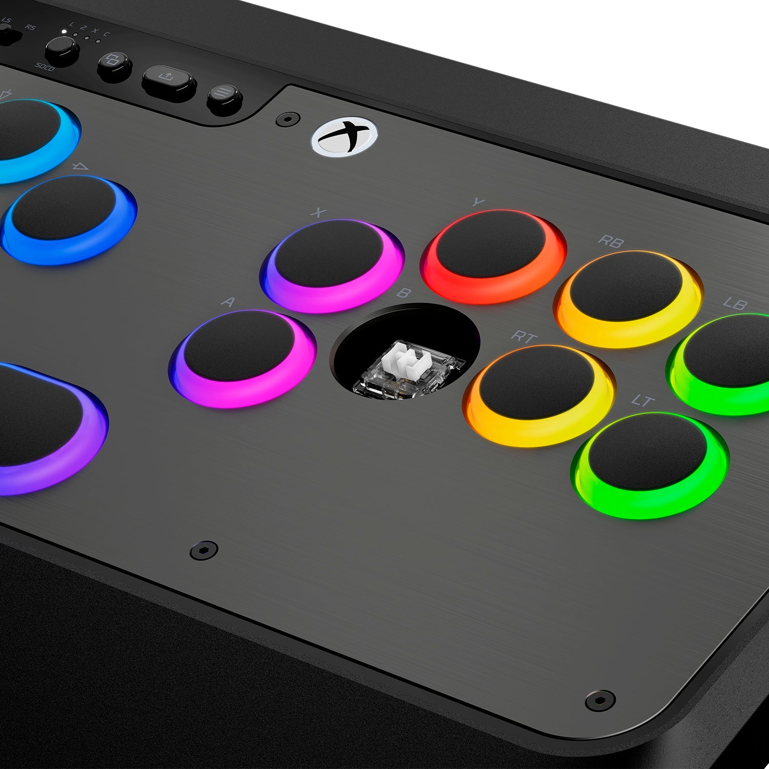 hyperx-clutch-tachi-controlador-arcade-leverless-para-xbox-y-pc-con-sensores-tmr image 8