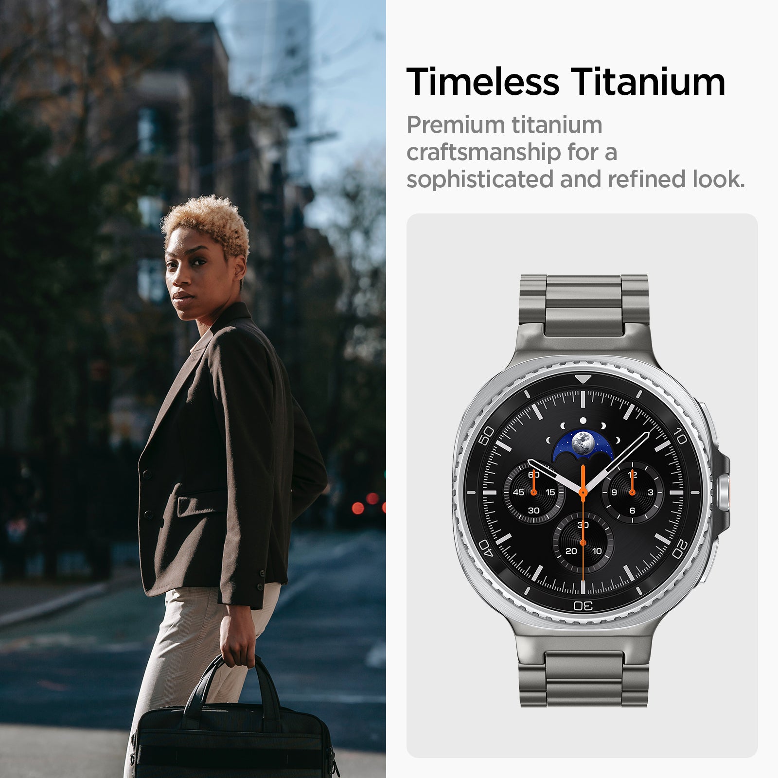 spigen-modern-fit-titanium-correa-para-galaxy-watch-9 image 8