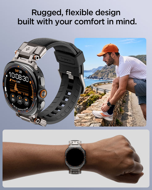 spigen-durapro-armor-correa-para-galaxy-watch-ultra-watch-9-nylon-y-tpu-27-50 image 7