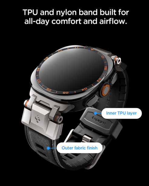spigen-durapro-armor-correa-para-galaxy-watch-ultra-watch-9-nylon-y-tpu-27-50 image 8