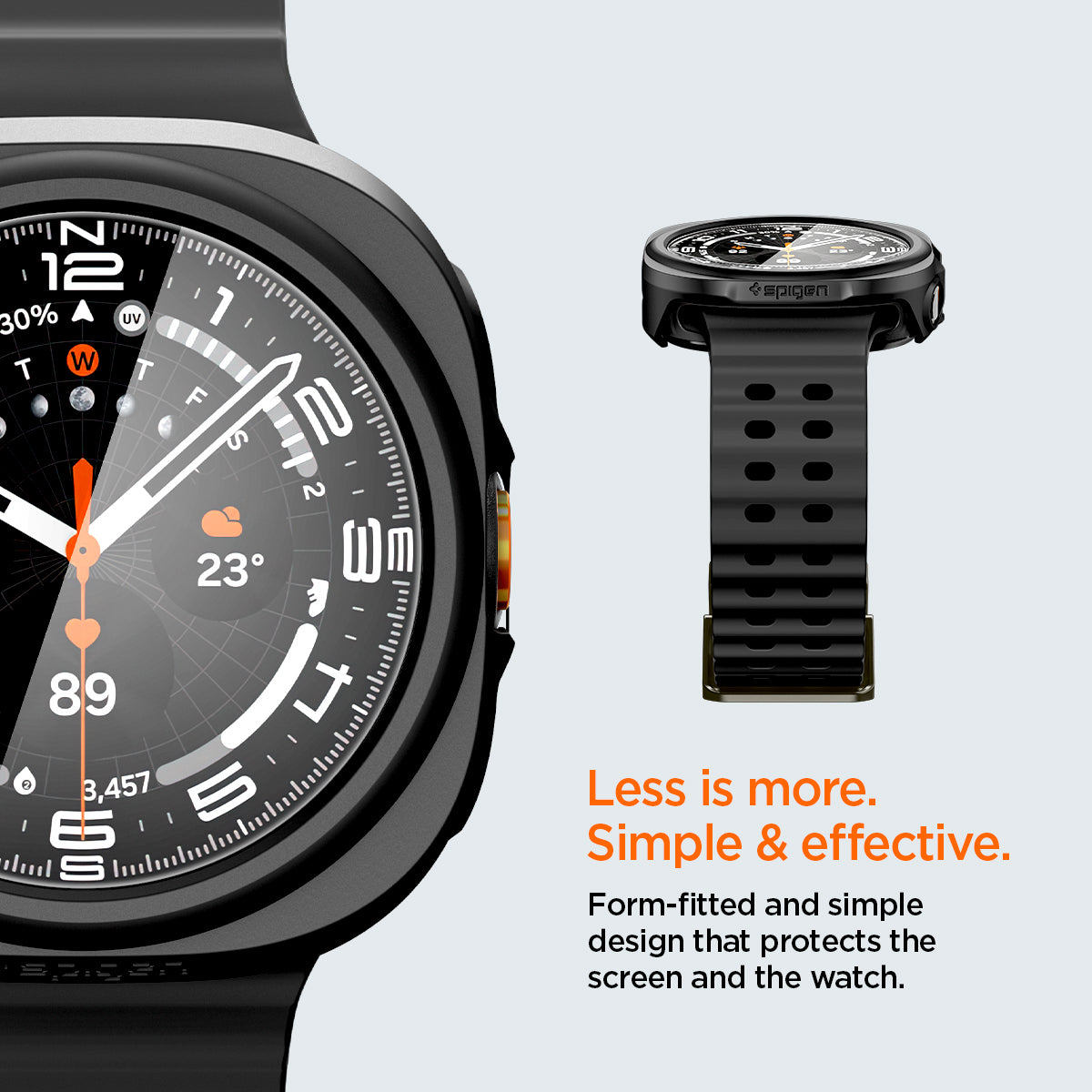 spigen-thin-fit-360-funda-para-galaxy-watch-ultra-protector-de-pantalla-integrad image 8